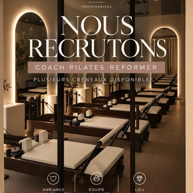 ✨ ENCORE STUDIO RECRUTE ✨ Pour compléter notre équipe à Fontainebleau, nous recherchons un(e) Coach Pilates Reformer …
