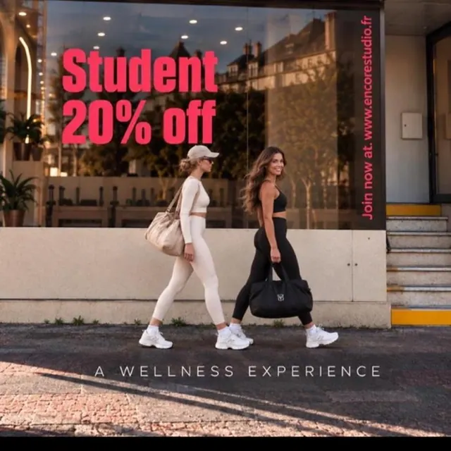 🎓 ÉTUDIANTS : −20 % CHEZ ENCORE STUDIO Huit heures assis en amphi, puis penché sur un écran… 💻 Le dos encaisse, les…
